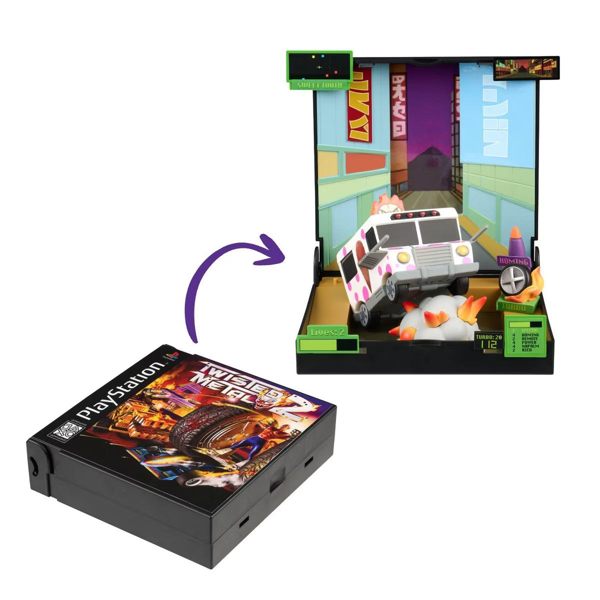 Console Heroes Twisted Metal 2 Hong Kong Diorama